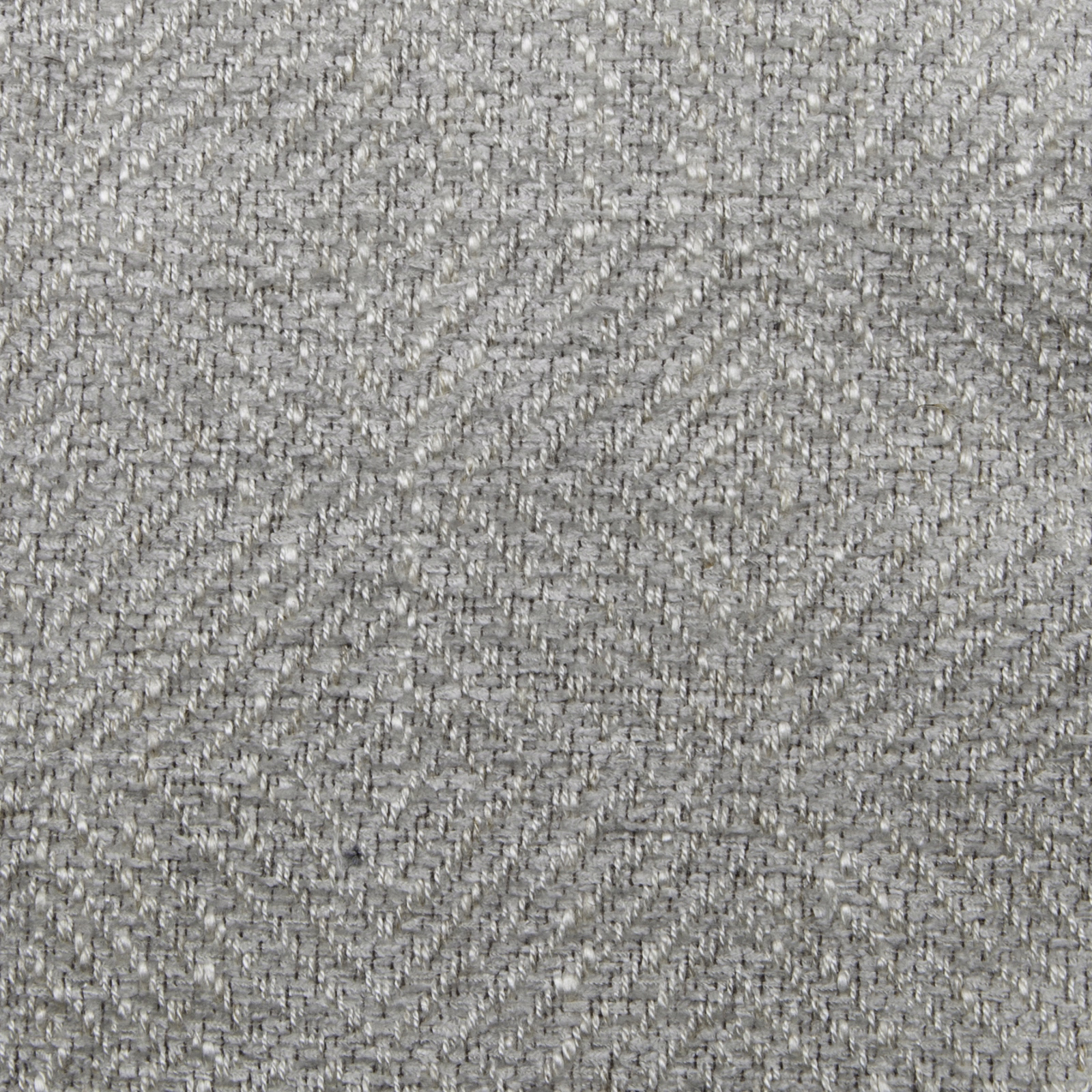 Silver-grey geometric woven fabric swatch with a textured diamond repeat