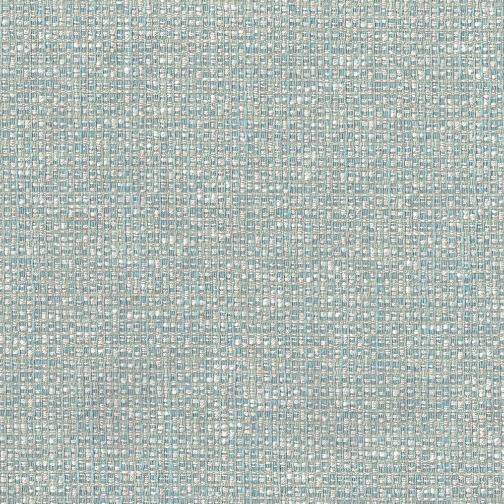 Pale china blue woven fabric with tiny white flecks and neat texture