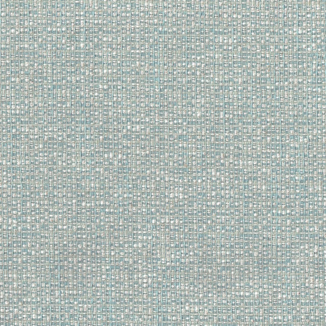 Pale china blue woven fabric with tiny white flecks and neat texture