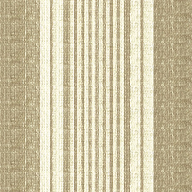 Vertical natural beige and ivory stripe fabric with a lightly slubbed woven texture