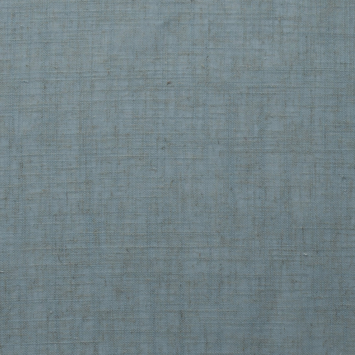 Soft aqua blue woven fabric with a fine linen-like texture