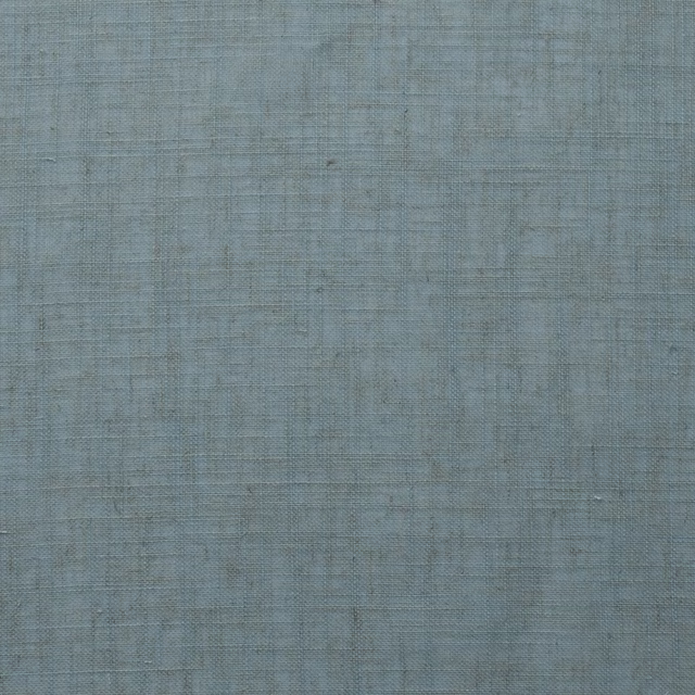 Soft aqua blue woven fabric with a fine linen-like texture