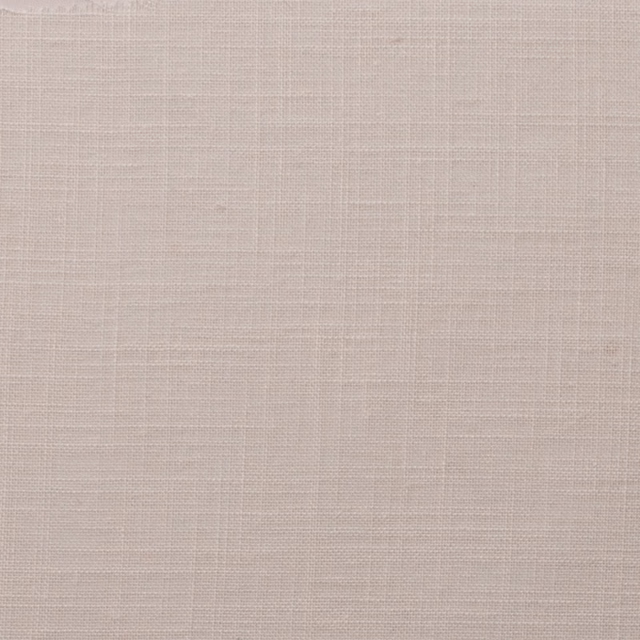 Soft oyster-beige woven fabric with a fine linen-like crosshatch texture
