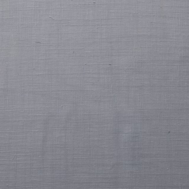 Soft silver-grey plain woven fabric with a fine linen-like texture