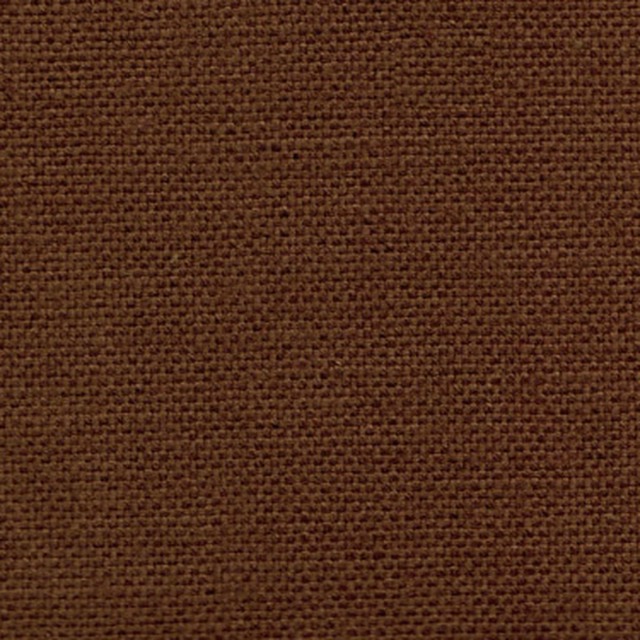Close-up of a deep damson-brown woven fabric with a fine textured plain weave.