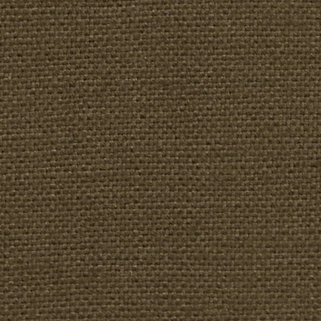 Close-up of a muted mole brown woven fabric with a tight, textured surface
