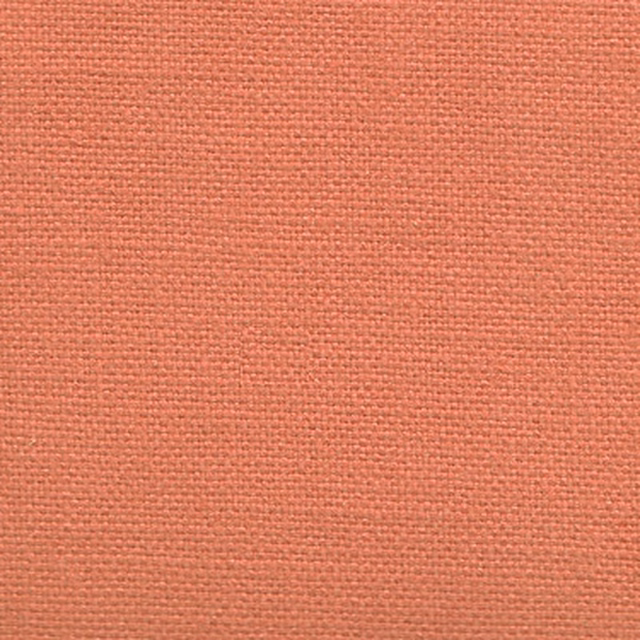 Coral peach plain woven fabric with fine even texture