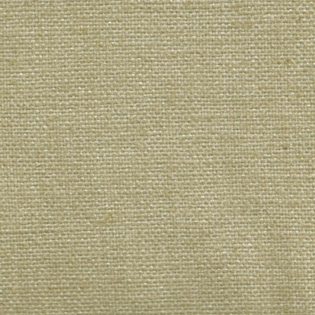 Close-up of a soft muted olive woven fabric with fine textured weave