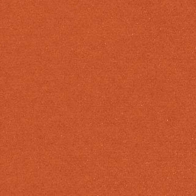 Burnt terracotta plain woven fabric with a fine, softly textured surface