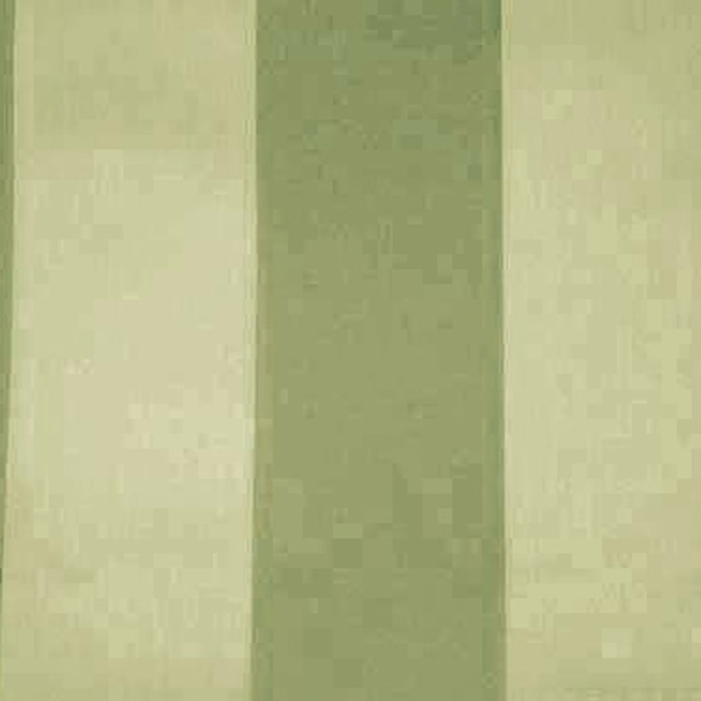 Wide vertical stripes in muted sage and pale green woven fabric