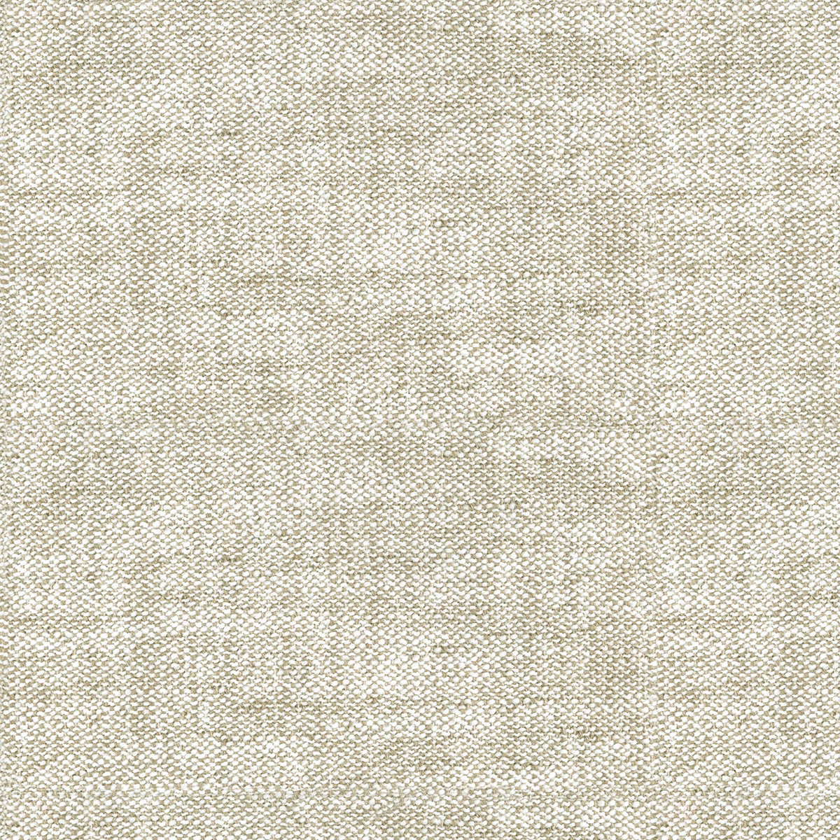 Close-up of warm oyster beige fabric with a fine mottled woven texture
