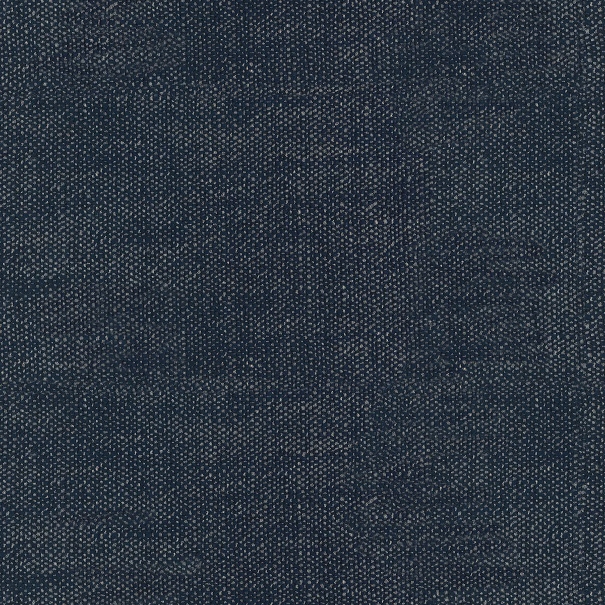 Close-up of deep blue-grey fabric with fine dotted vertical woven texture