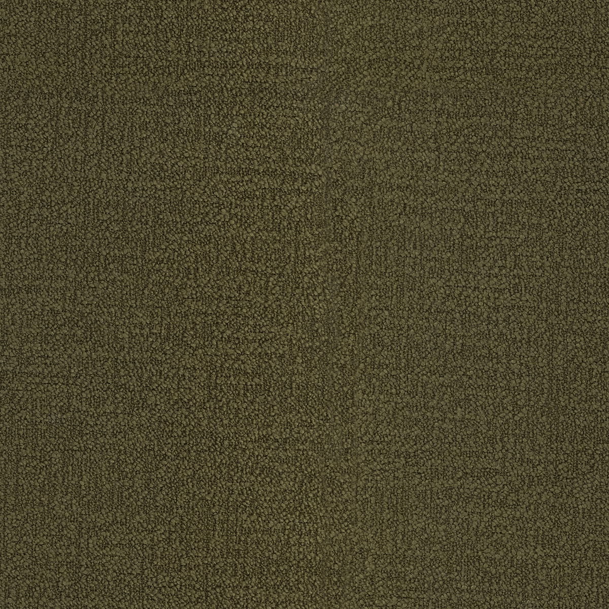 Close-up of Beaufort Army's deep olive fabric with a fine mottled nubby weave