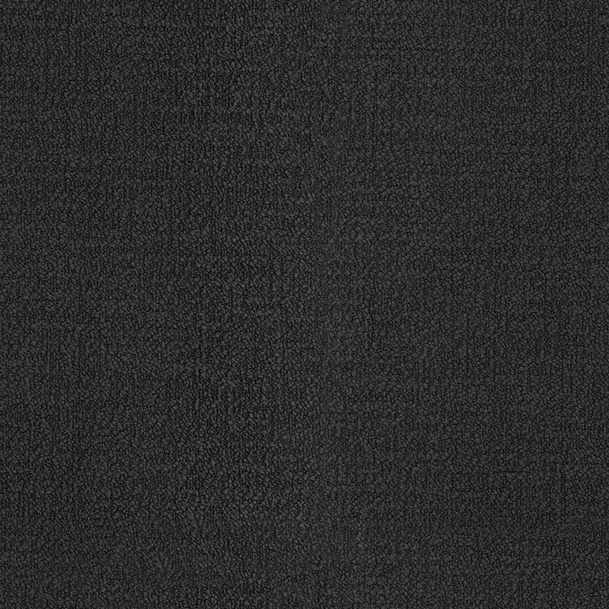 Charcoal-black Beaufort textile with fine pebbled weave and subtle vertical tonal variation