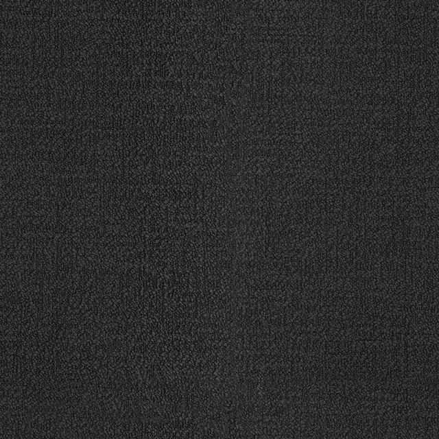 Charcoal-black Beaufort textile with fine pebbled weave and subtle vertical tonal variation