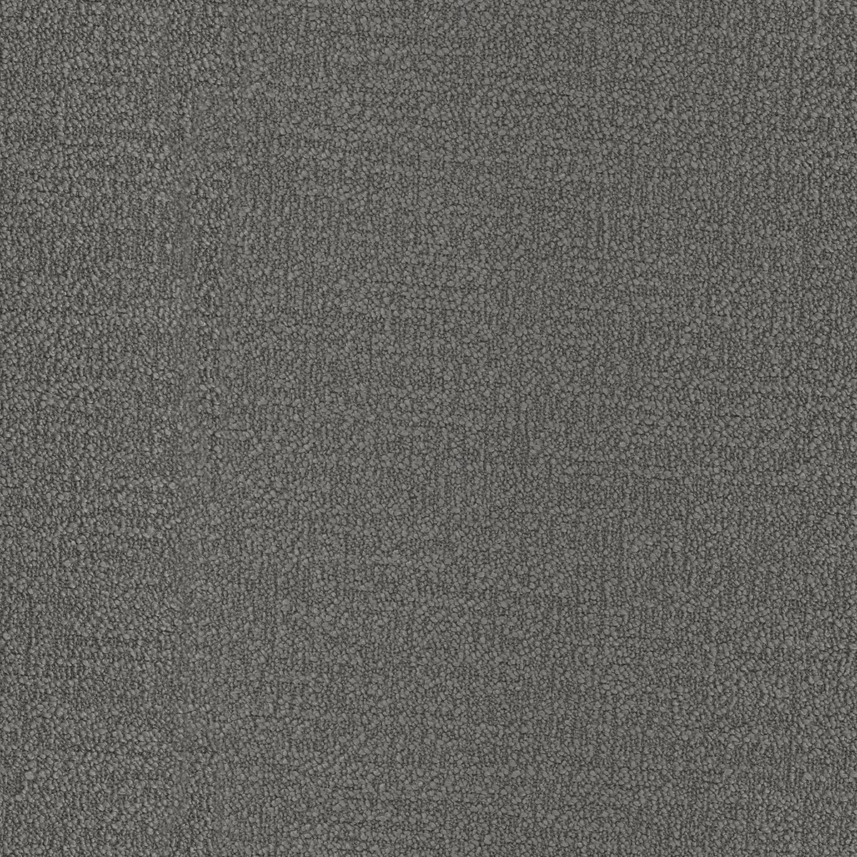 Close-up of cool steel-grey fabric with a dense, subtly mottled woven texture