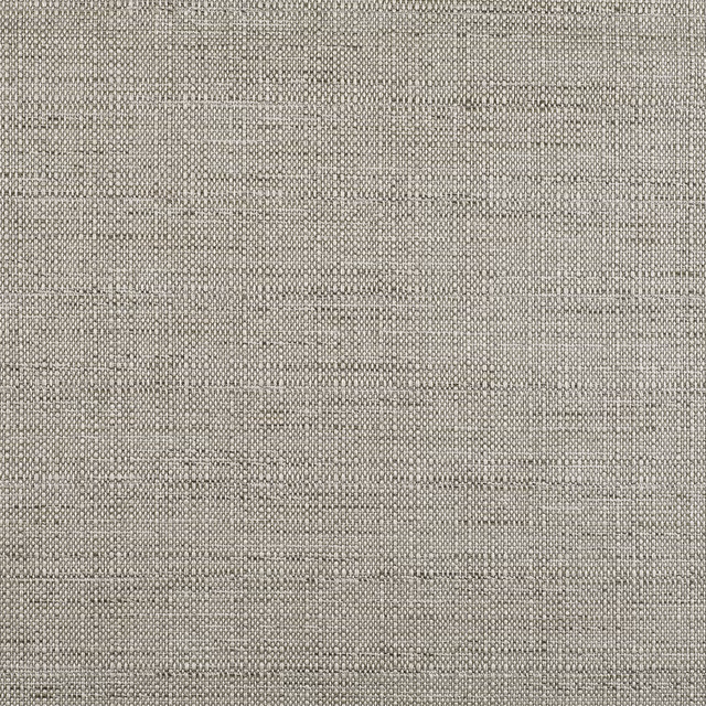 Cool silver-grey fabric with a tiny woven grid and softly banded texture