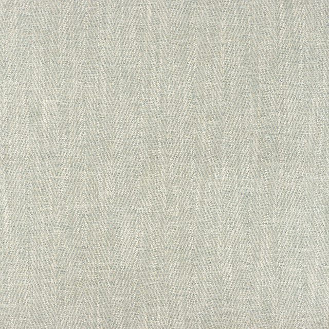 Pale seaglass blue-green textile with a fine, softly vertical herringbone weave