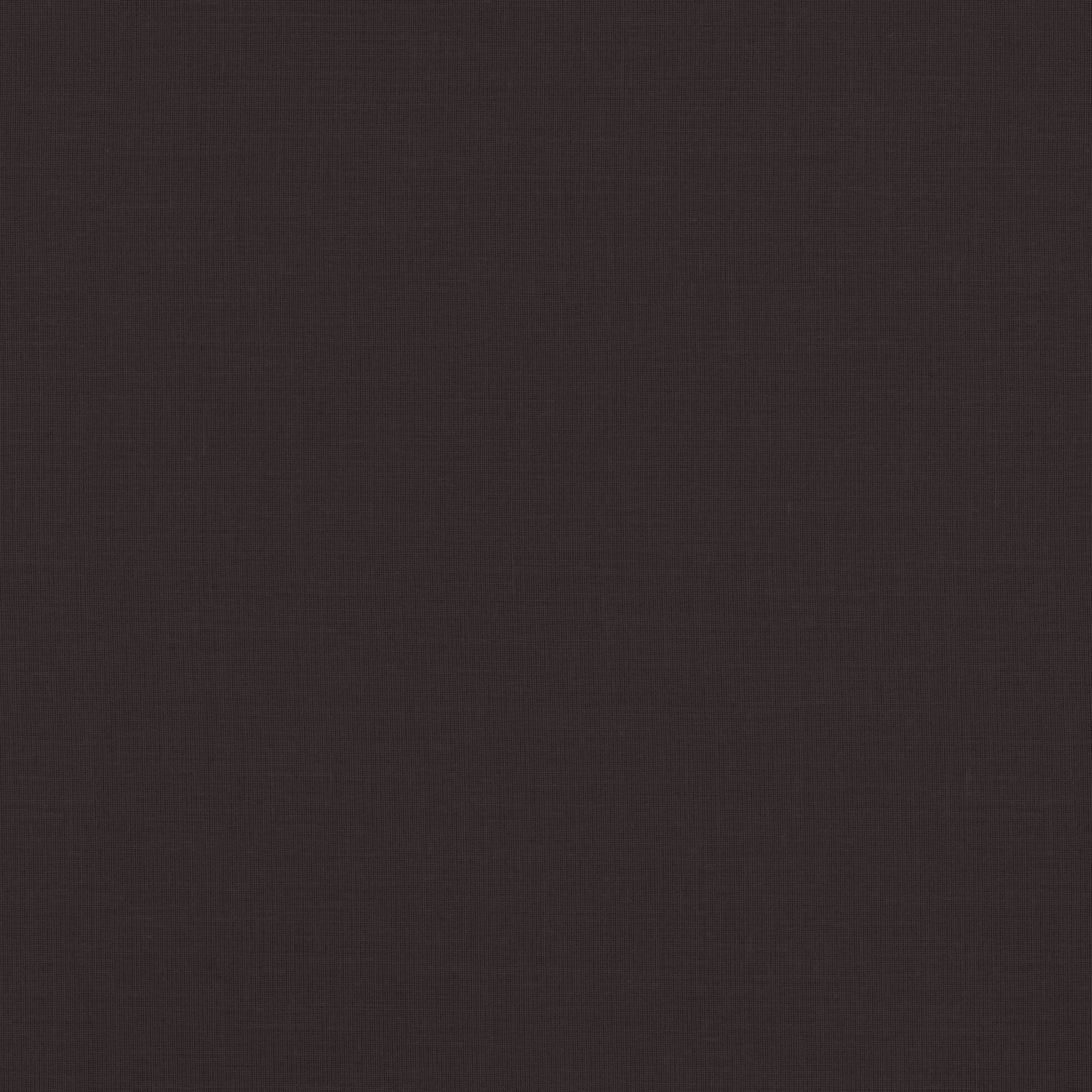 Dark asphalt-brown plain weave fabric with a fine matte texture