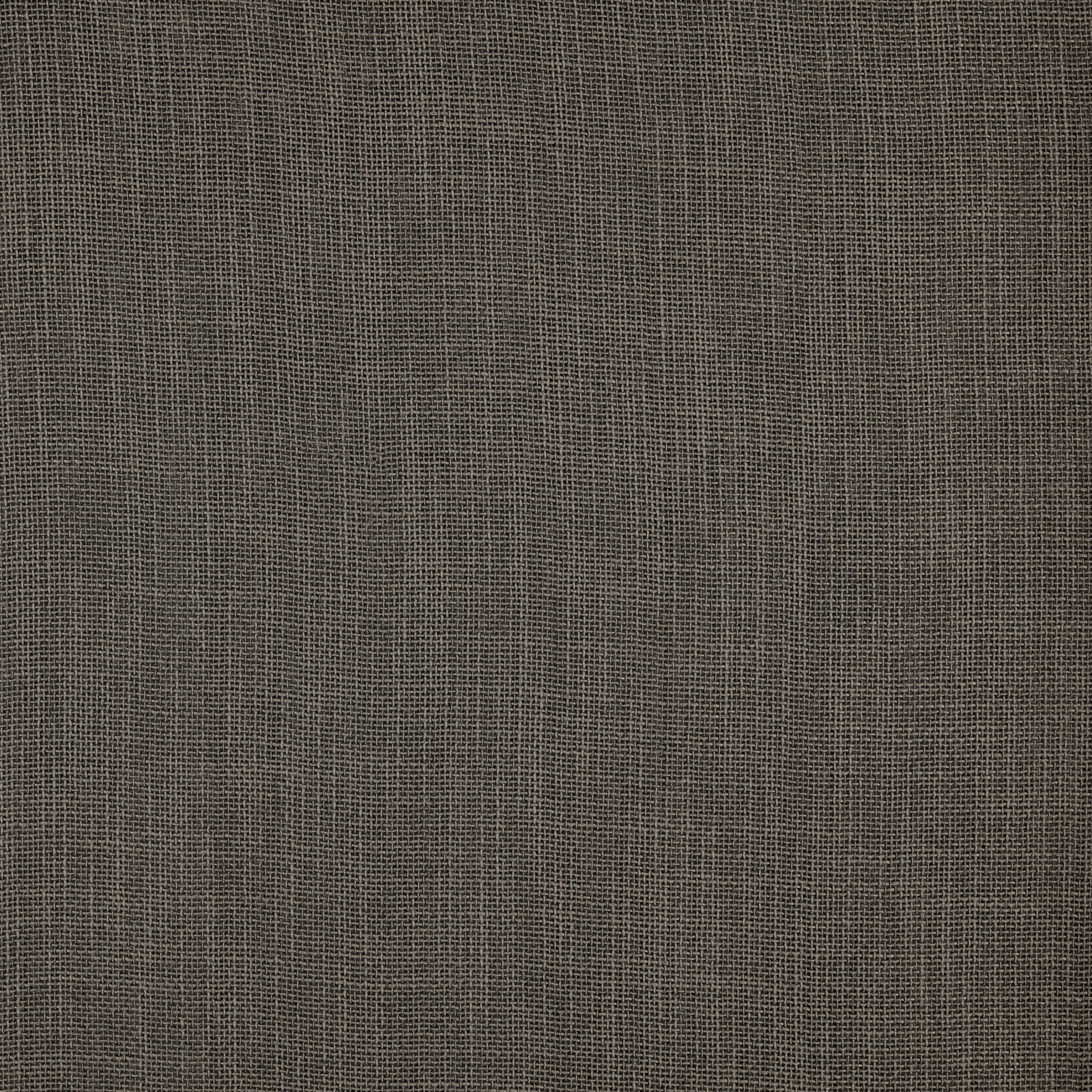 Close-up of a plain mushroom taupe woven fabric with fine grid texture
