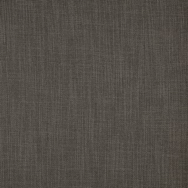 Close-up of a plain mushroom taupe woven fabric with fine grid texture