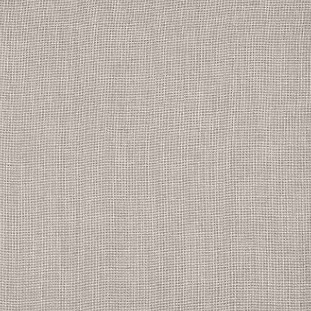 Close-up of a soft oyster-beige plain weave fabric with fine linen-like texture