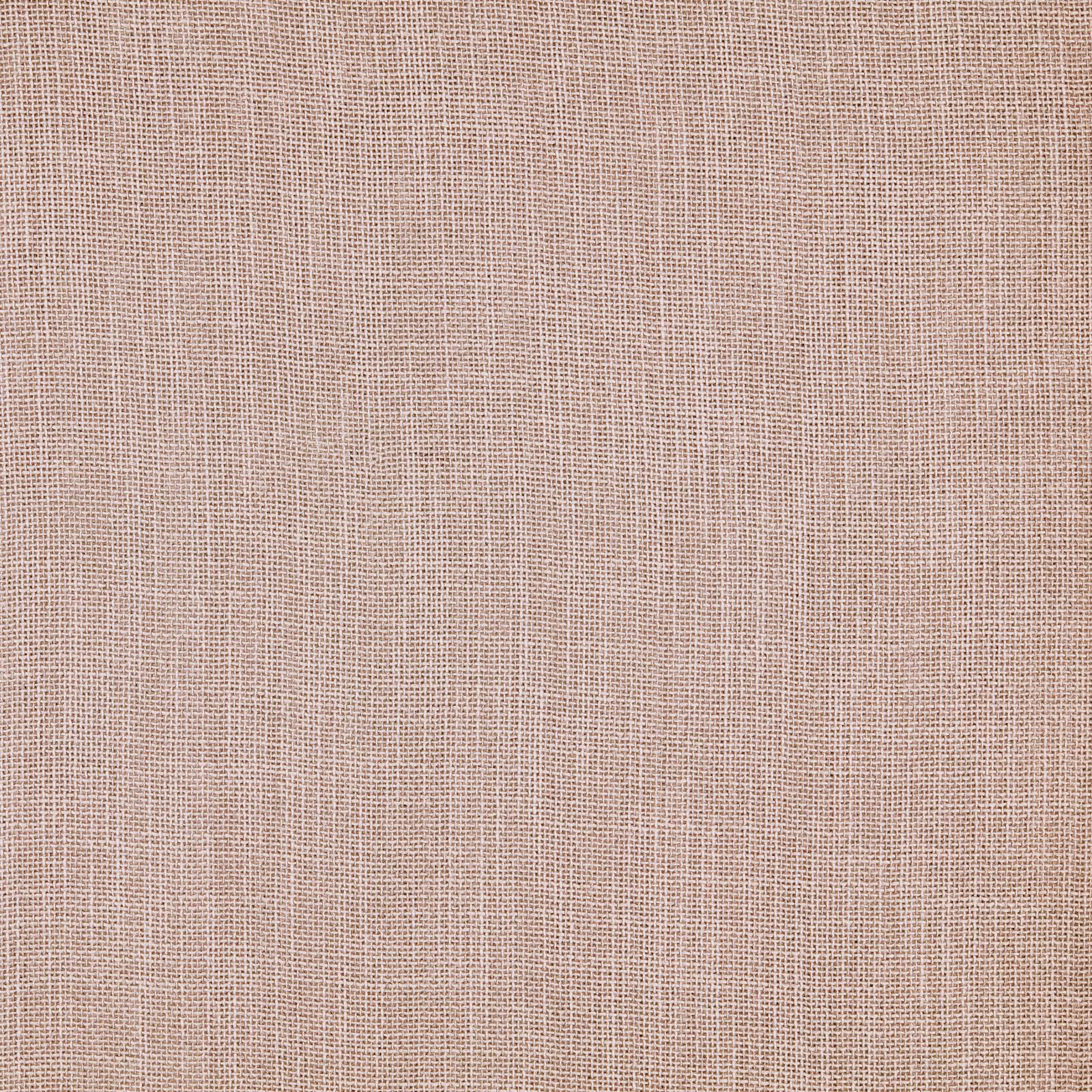 Soft blush pink plain woven fabric swatch with fine linen-like texture