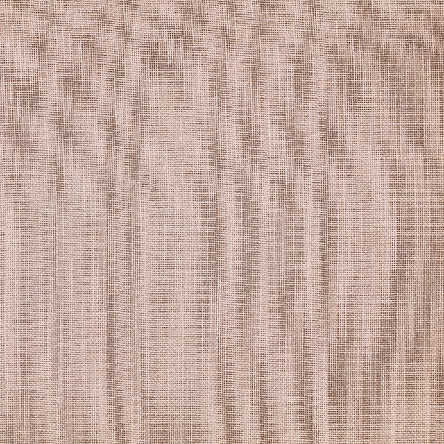 Soft blush pink plain woven fabric swatch with fine linen-like texture