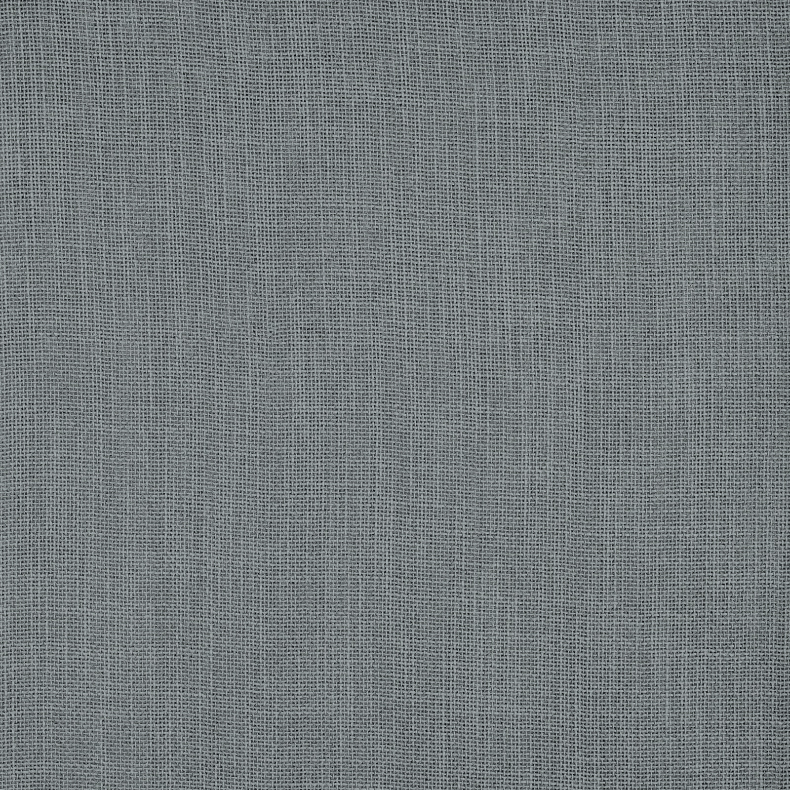 Close-up of a plain soft grey-blue woven fabric with a fine, even texture