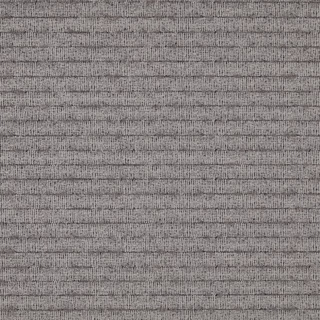 Close-up of cool graphite grey striped woven upholstery fabric