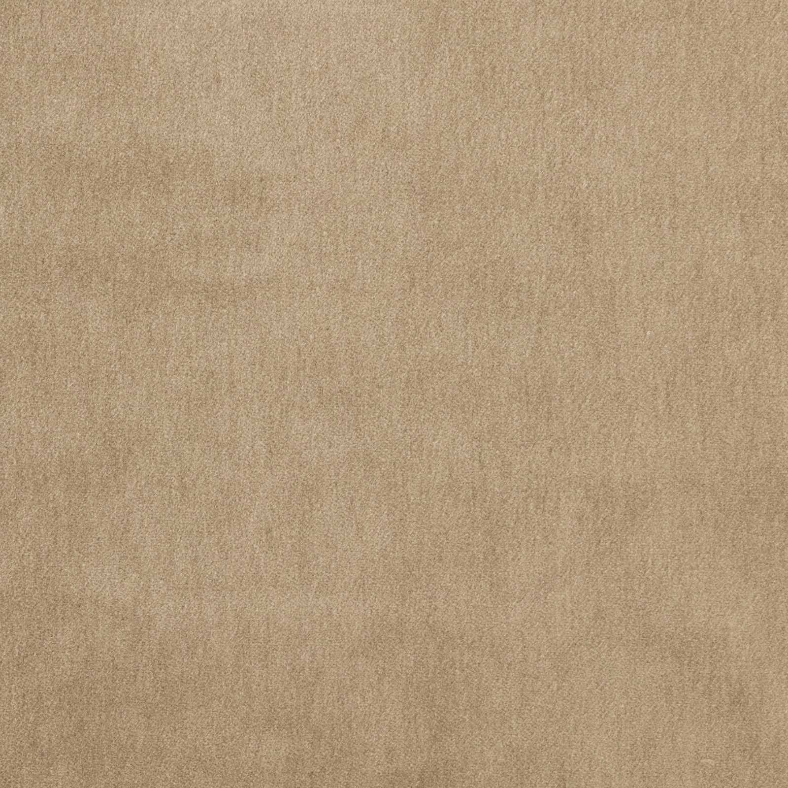 Warm almond-beige plain mohair upholstery fabric with a soft brushed texture
