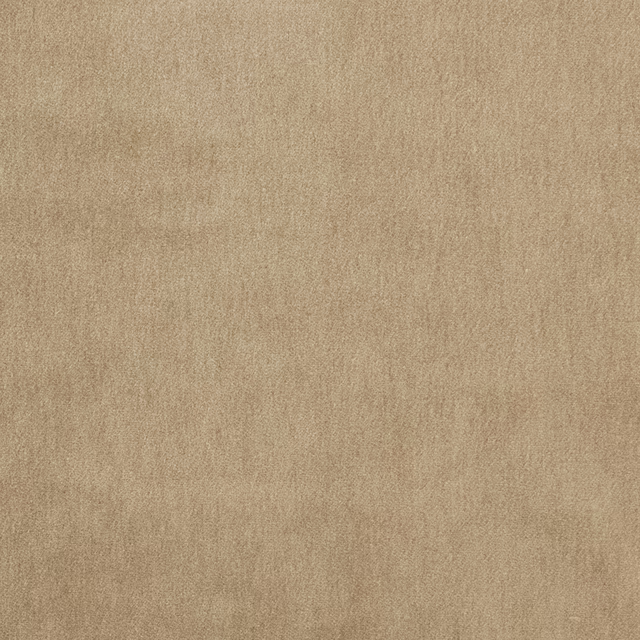Warm almond-beige plain mohair upholstery fabric with a soft brushed texture