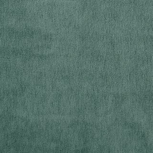 Plain soft muted green mohair upholstery fabric with a velvety brushed texture
