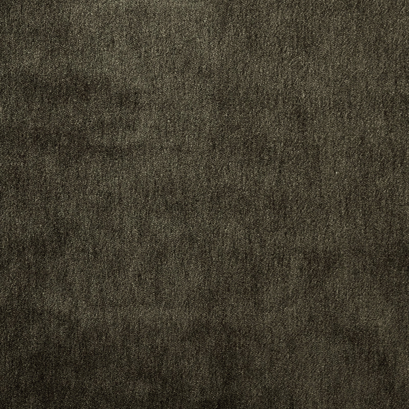 Deep olive-green mohair fabric with a soft, mottled textured surface