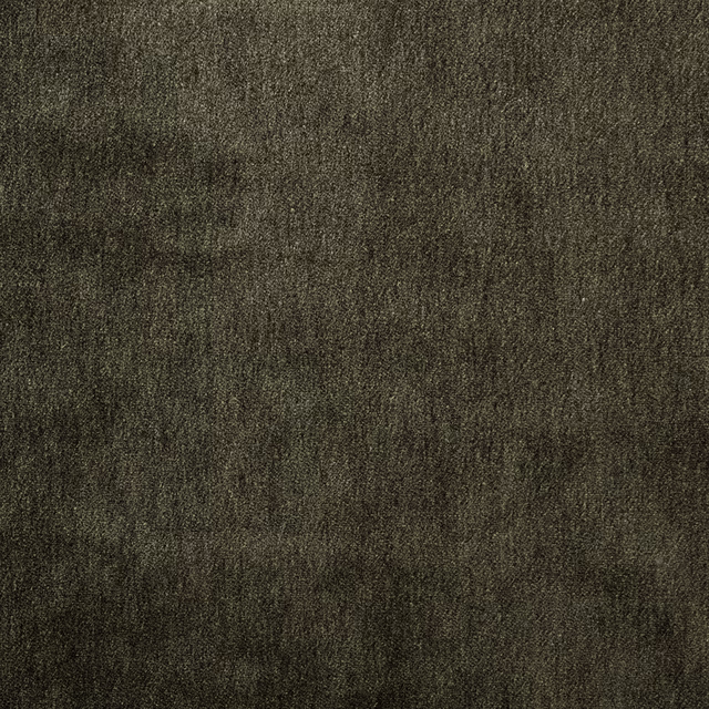 Deep olive-green mohair fabric with a soft, mottled textured surface