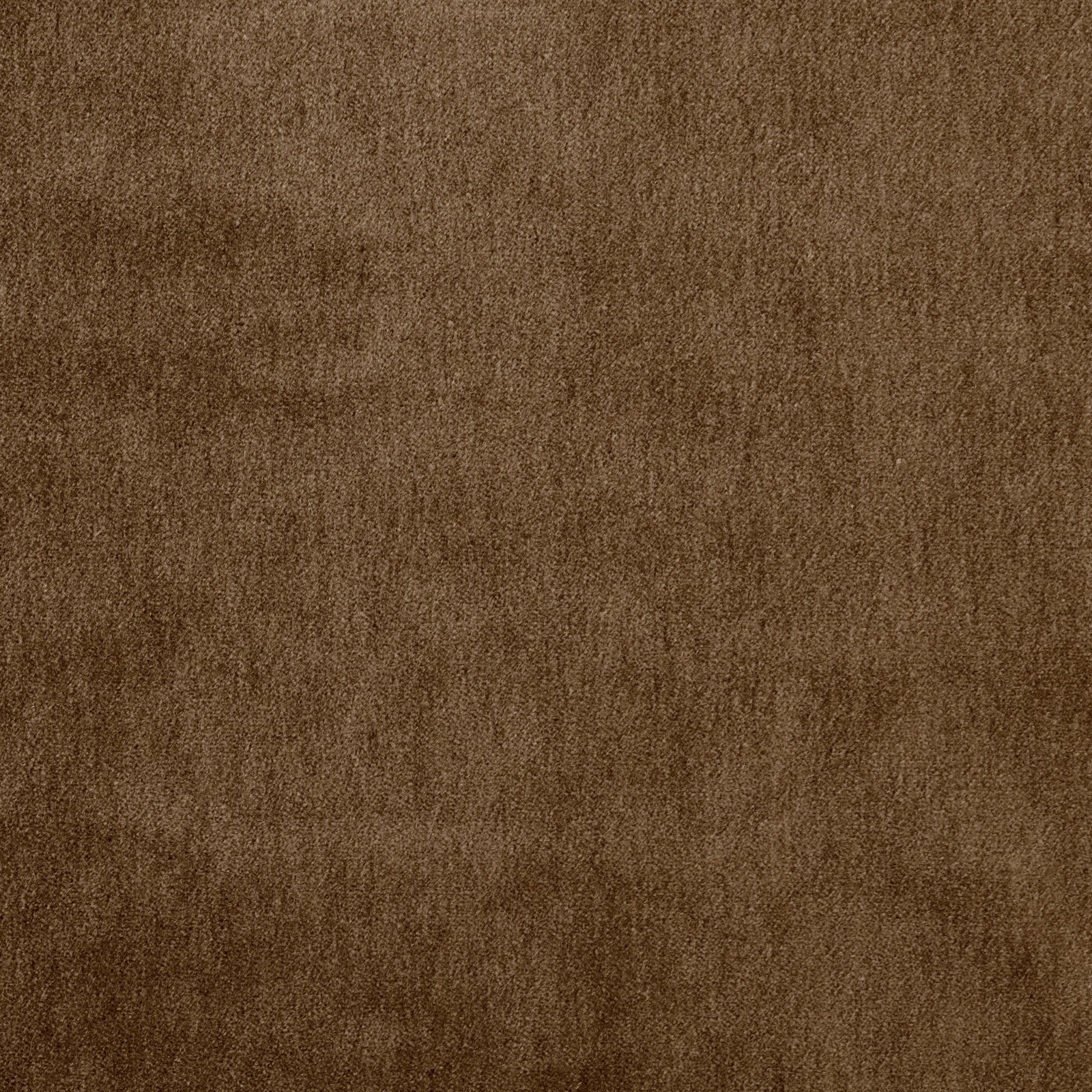 Warm gingerbread-brown plain mohair-blend swatch with soft mottled texture
