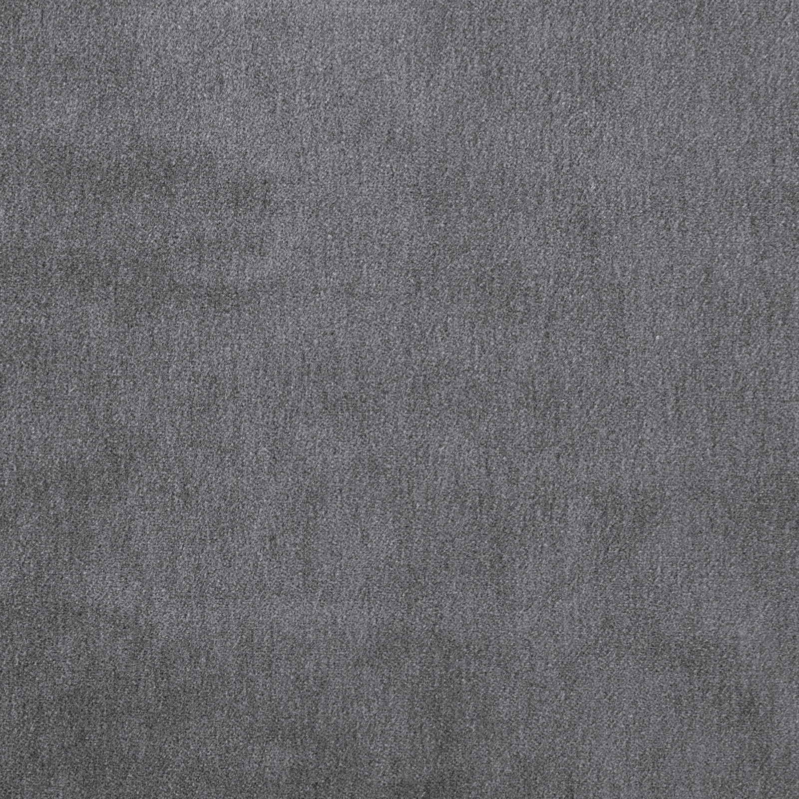 Close-up of cool mid grey plain woven mohair upholstery fabric