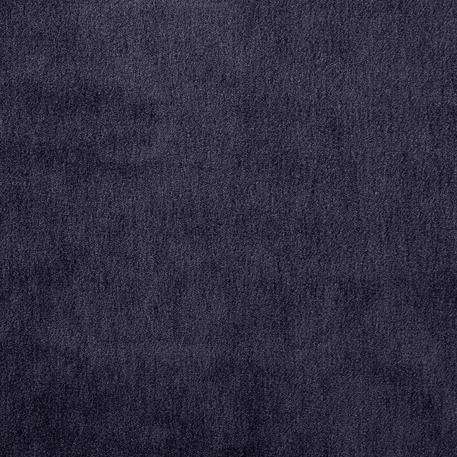 Dark indigo blue plain-woven upholstery fabric with a soft mohair texture