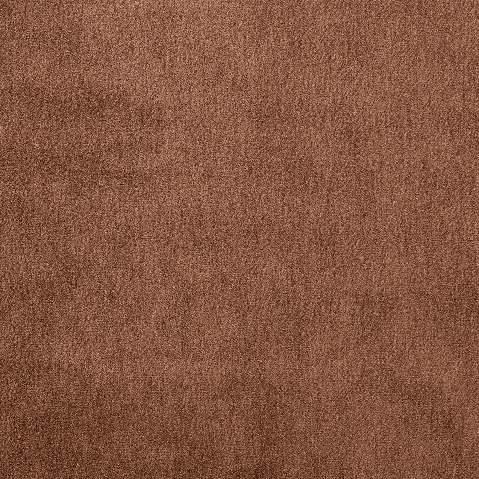 Warm cinnamon-brown plain mohair fabric with a softly brushed texture