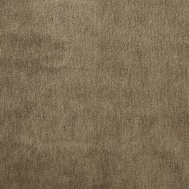 Close-up of muted lichen olive mohair fabric with a soft velvety texture
