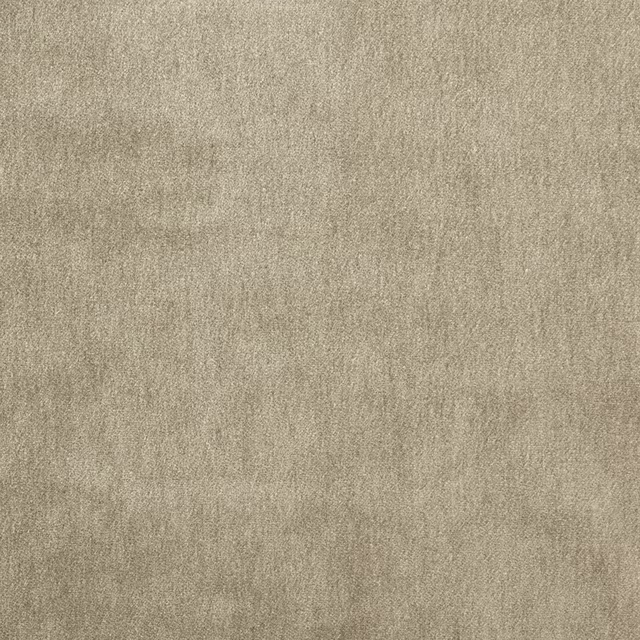 Soft taupe plain mohair-blend upholstery fabric with a subtle velvety sheen