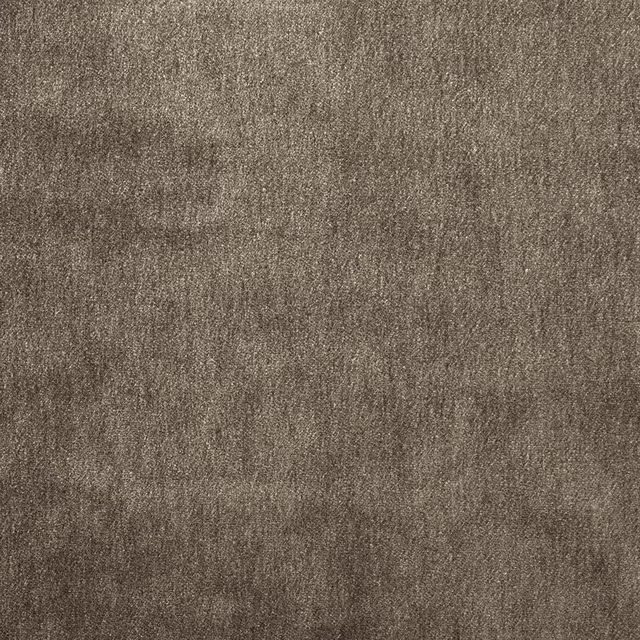 Warm mushroom taupe plain mohair upholstery fabric with a soft, velvety texture