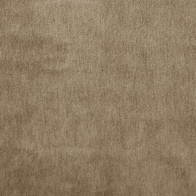 Soft papyrus beige mohair plain weave fabric with subtle plush nap