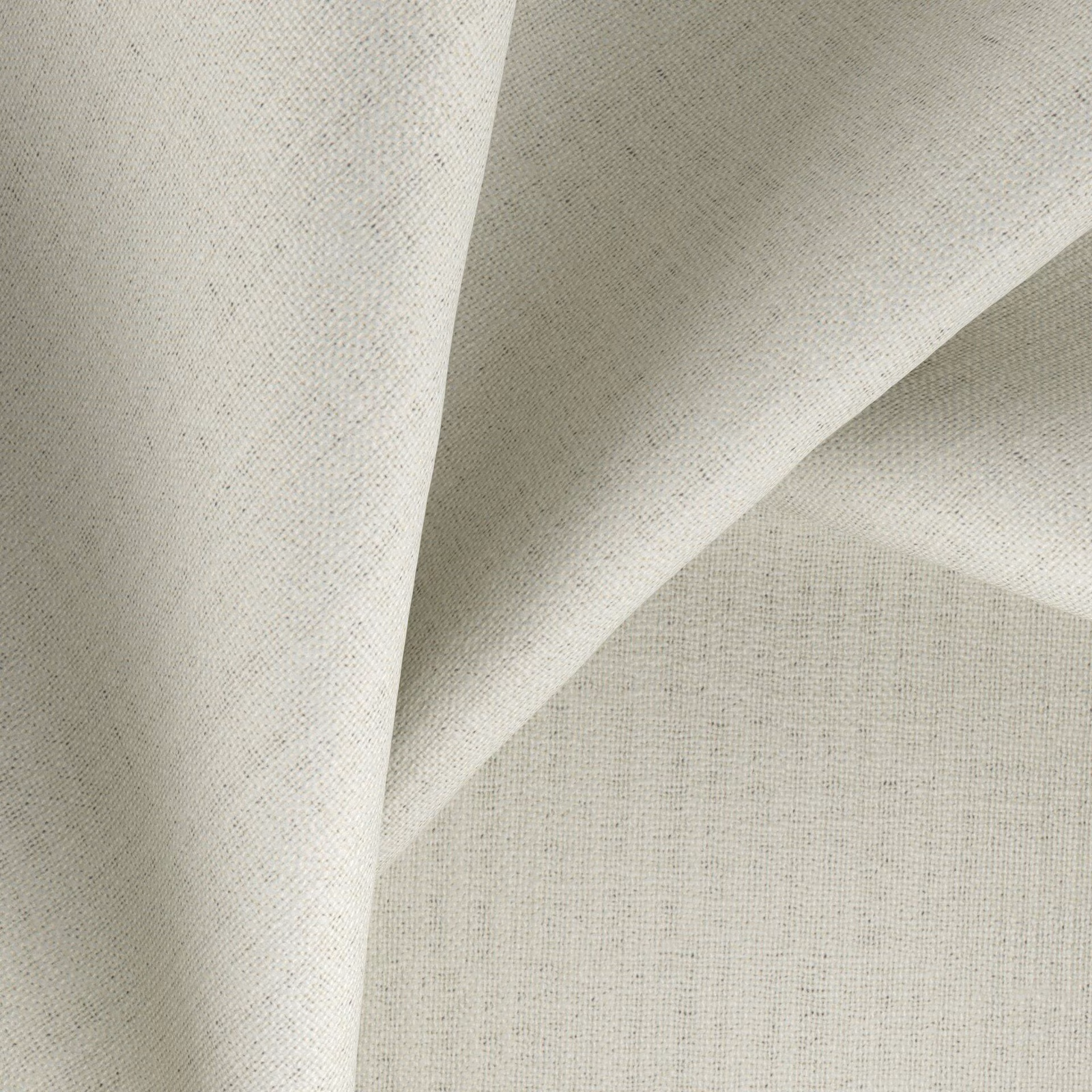 Pale alabaster cream textile with a fine crosshatched woven texture and soft folds