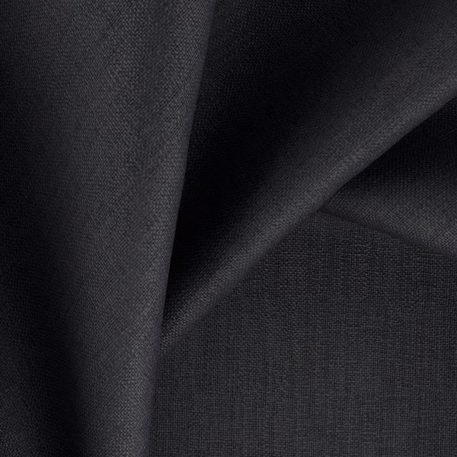 Near-black midnight blue fabric showing a fine, tightly woven texture in folds