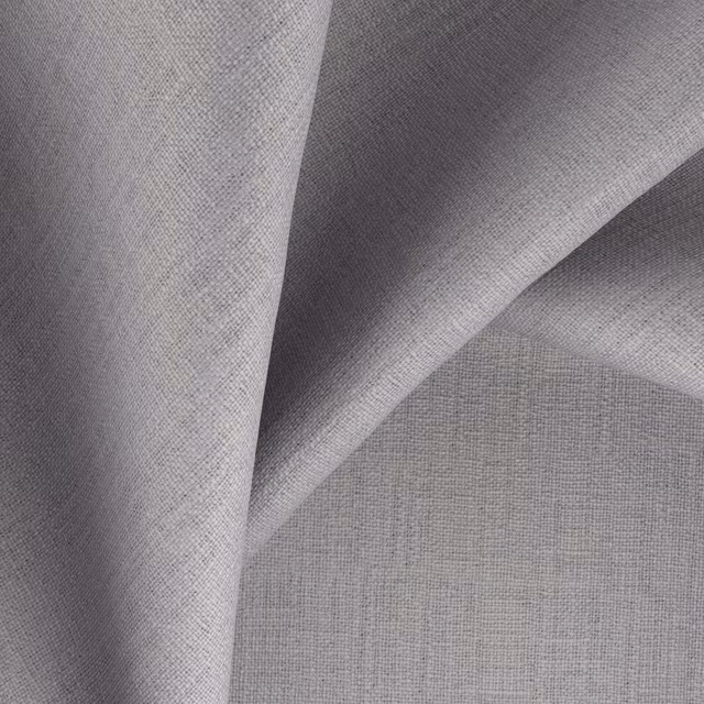 Folded cool pumice-grey fabric showing a fine crosshatch woven texture