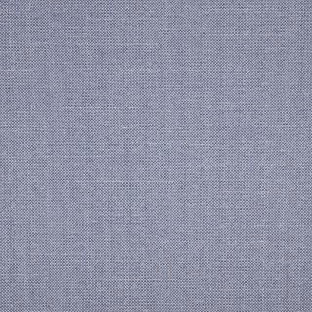 Close-up of muted blue-grey micro-check weave with softly flecked texture