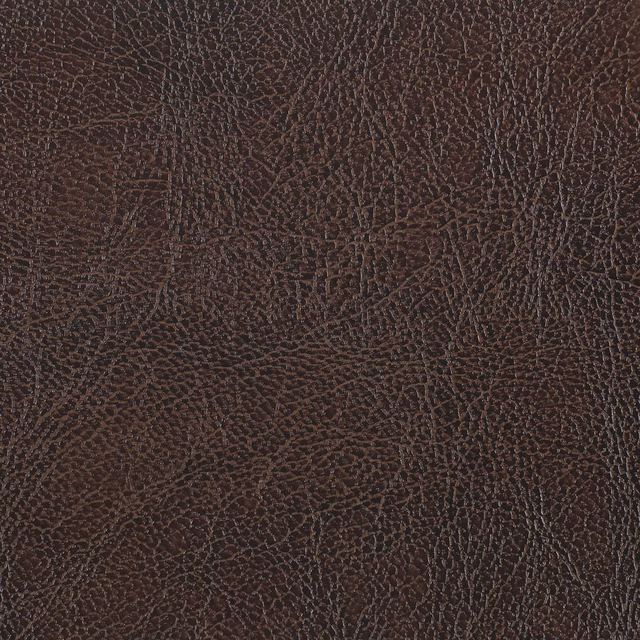 Deep espresso brown fabric with an irregular raised crackle-grain texture
