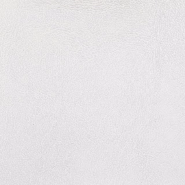 Cool polar-white upholstery swatch with faint grey mottling and soft irregular texture