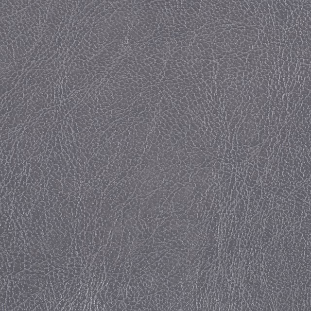 Cool steel-grey fabric with fine pebbled texture and subtle vertical grain